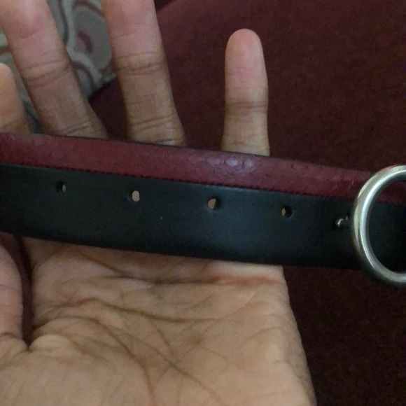 Python leather Ferragamo belt - Picture 2 of 8